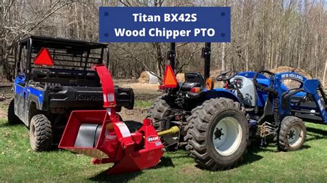 titan wood chipper install